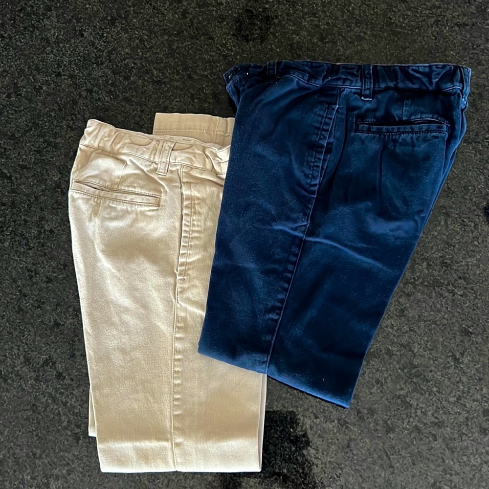 2 Pairs Boys Gap Uniform Pants